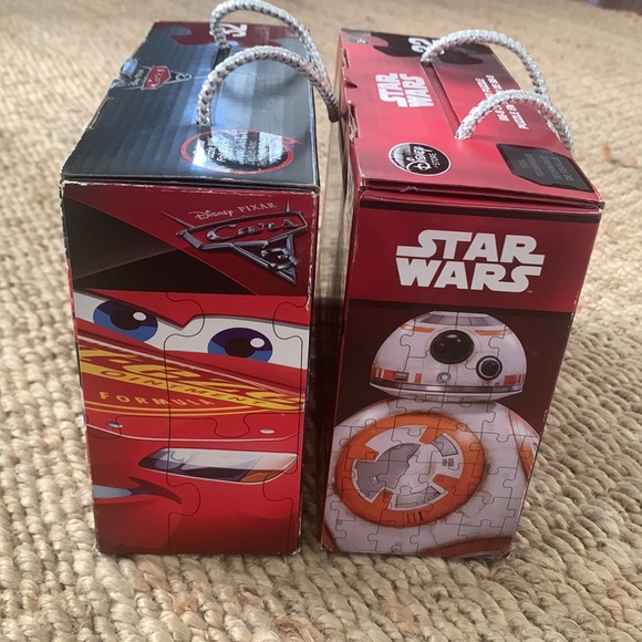 Lot of 2! Disney Store Star Wars BB-8 AND Pixar Cars Jigsaw Puzzles 🧩 32 Pieces - Picture 2 of 9